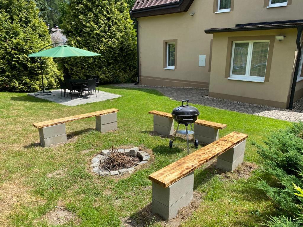 Vila Vlčí Hora Krasna Lipa Exterior foto